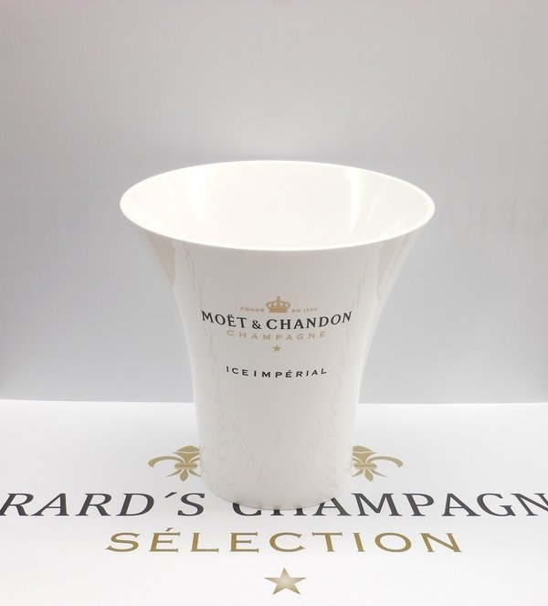 Champagner Kühler ICE Moet&Chandon Weiss/Gold